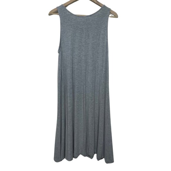OLD NAVY | Gray High Neck Sleeveless Swing Dress | Size L - Picture 3 of 10